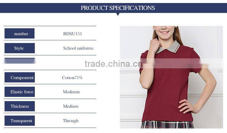 College student Summer girls British Academy Short Sleeve T-Shirt