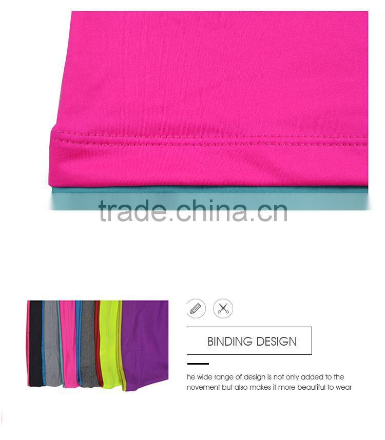 High quality short sleeve clothing sport ladies gym wear womens fitness apparel top
