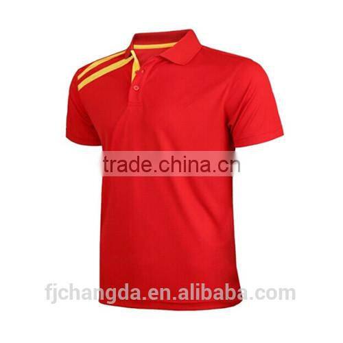 Polyester soccer polo shirts with cheap price