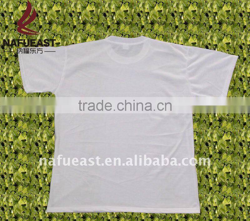 Blank 100% polyester T shirt for sublimation printing