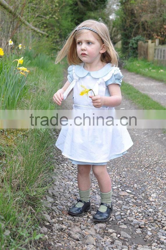 New Design Dress Material Pure Cotton Two Piece Short Frock Dress