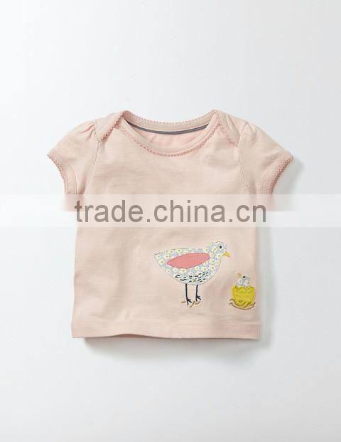 Custom vanityKnitting cotton summer baby girls Plain crop tops wholesale Latest fancy tops girls