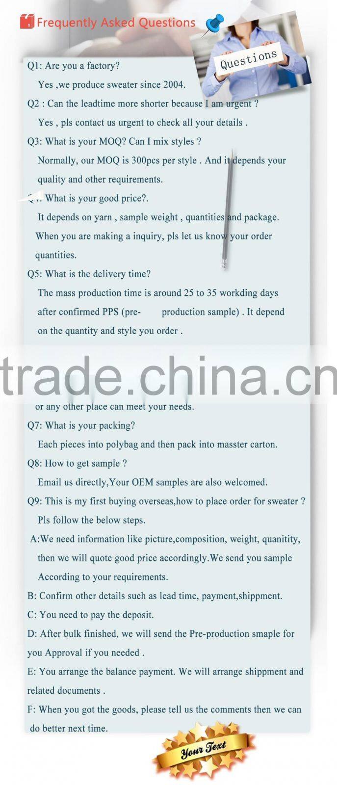 Newest design Ladies adult sweaters xxxl christmas jumpers