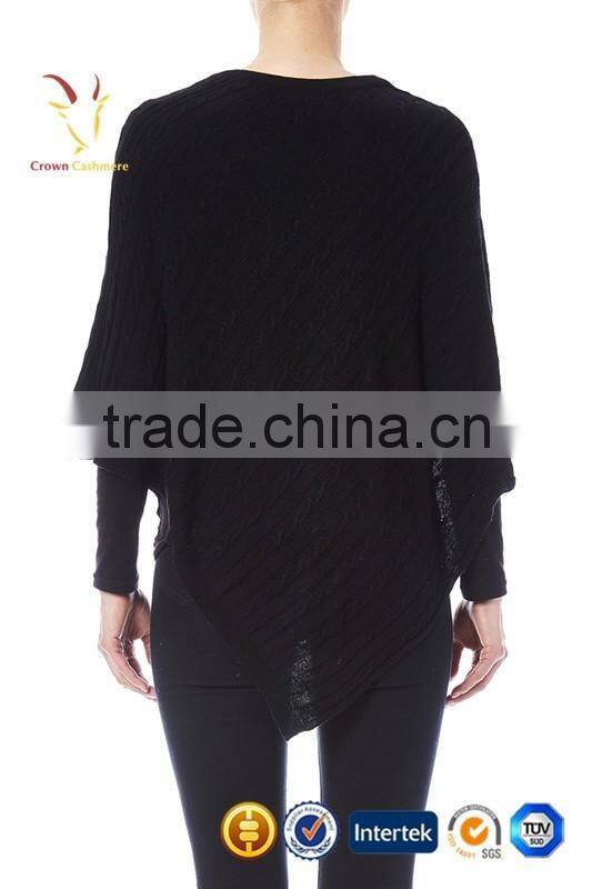 New Fashion Wrap Poncho Cable Cotton Ponchos