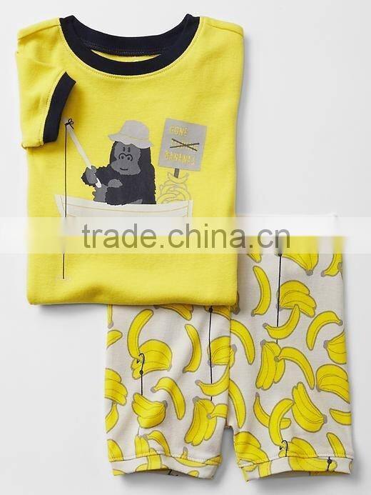 Monkey printed short sleep set for Boys