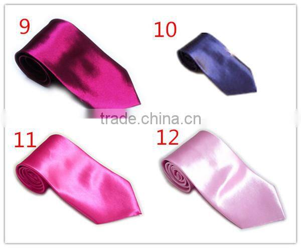 MOQ 50 pcs hot sale length 145 cm width 10 cm new arrival tide ordinary men solid ties