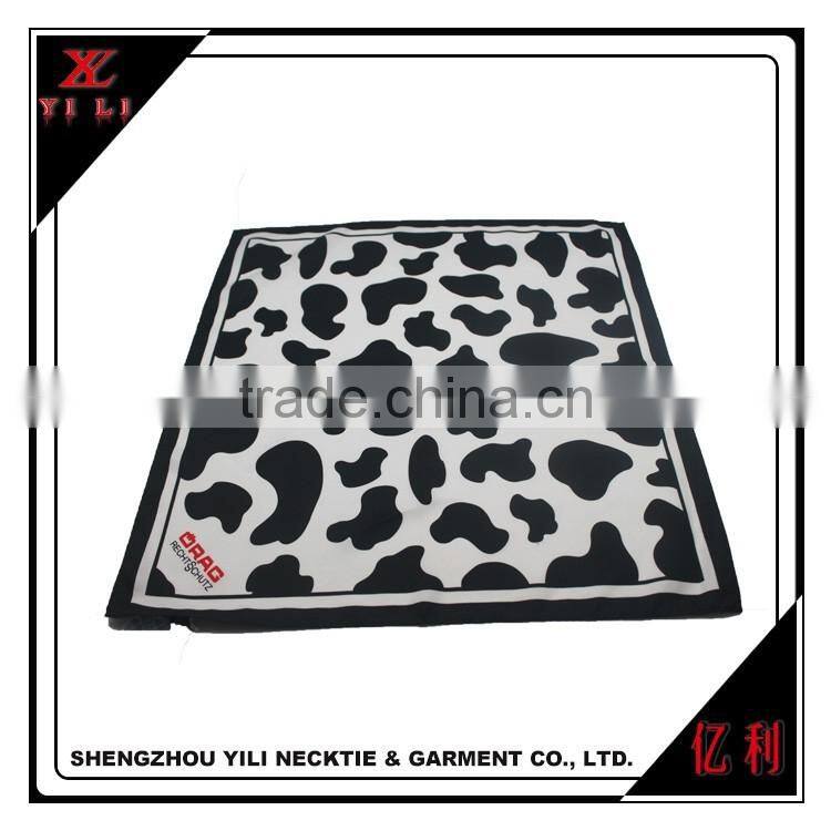 The milk cow pattern cute printing polyester scarf