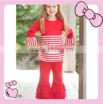 Giggle Moon Remake Outfit Boutique vintage Toddler Girls Wholesale Persnickety Kids stripe Easter Ruffle Summer Clothing Sets