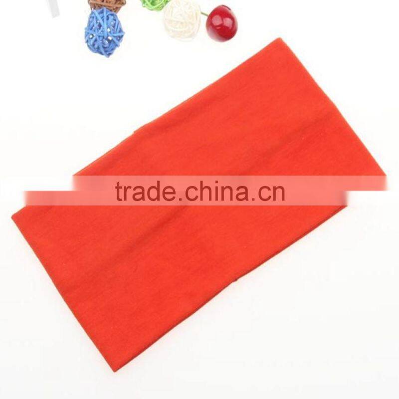 Candy Color Women Yoga Wide Elastic Towel Headband In Stock