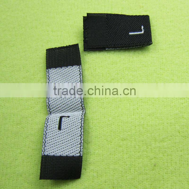 clothing size labels and size stickers