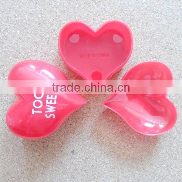 Heart Shaped Gift Box Plastic Heart Candy container