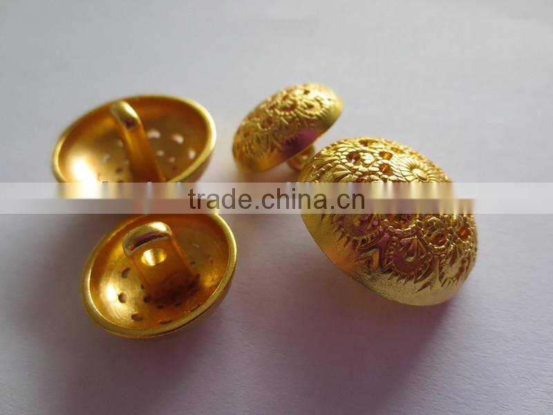 New design metal button shank button uniform use bags accessories
