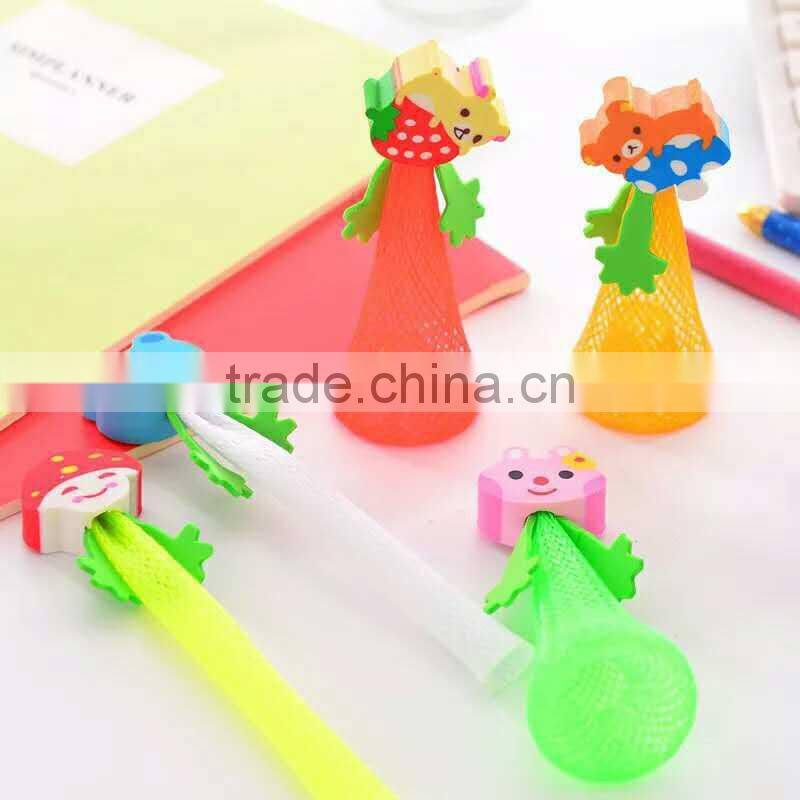 hot selling creative jumping animal erasers with movable legs