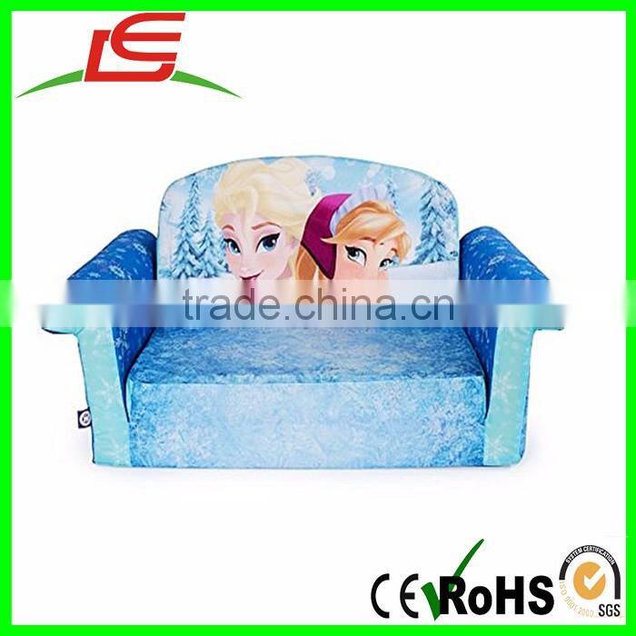 Wholesale Flip Open Frozen Kids Sofa