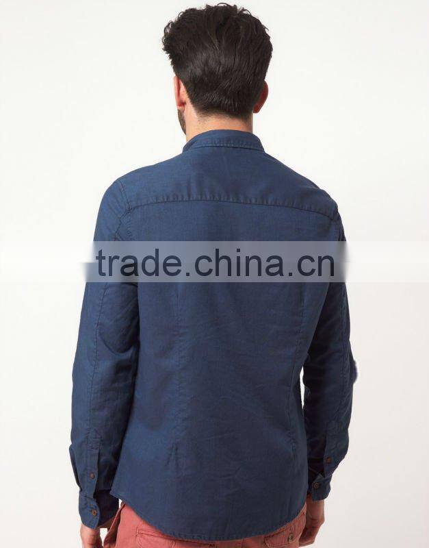 Men's office long sleeve shirt, plain shirts, custom shirts