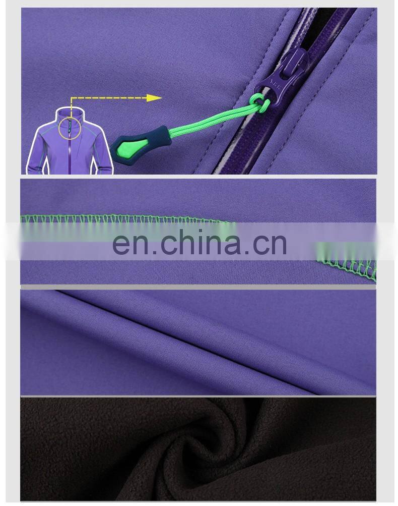 Fashion Custom Softshell Breathable Winter Women Jacket