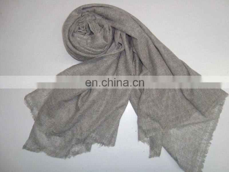 100% Cashmere shawls twill weave