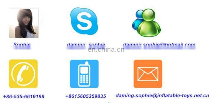 5m inflatable helmet sports tunnel for school using