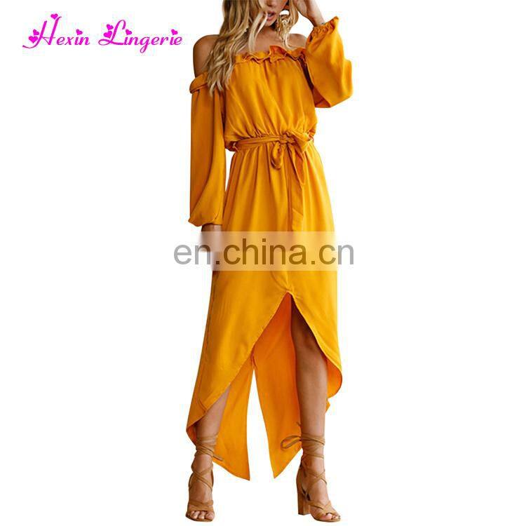 2017 New Design Women V Neck Black Loose Soft Ladies Dresses