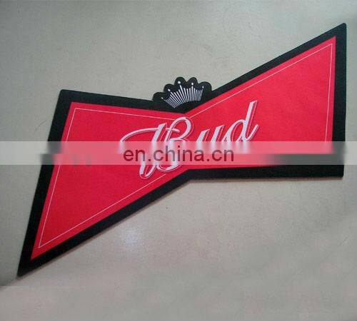 custom soft Palau rubber bar mat
