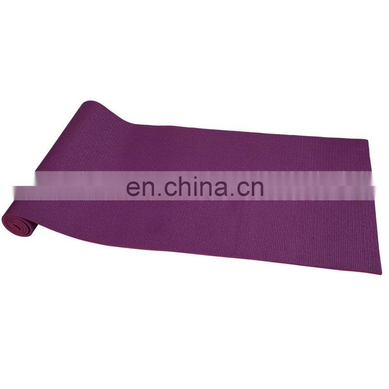 High Quality Fitness Mat Custom Printing Design Pro Cheap Double Colors Promotional PVC Yoga Mats