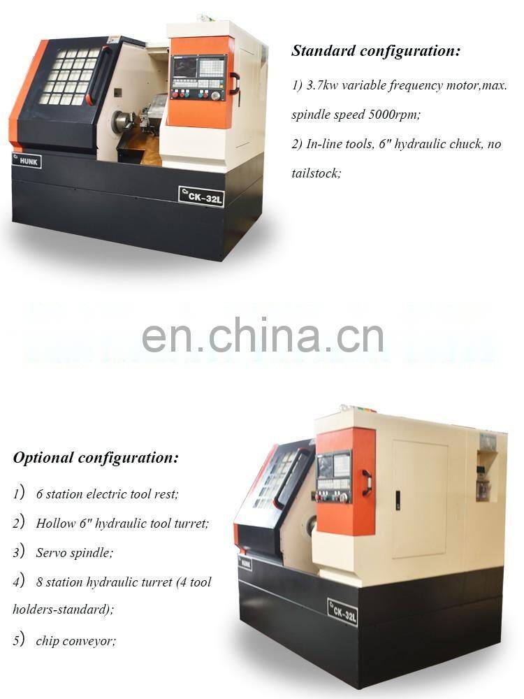 CK-32L turning precision universal cnc lathe machine price