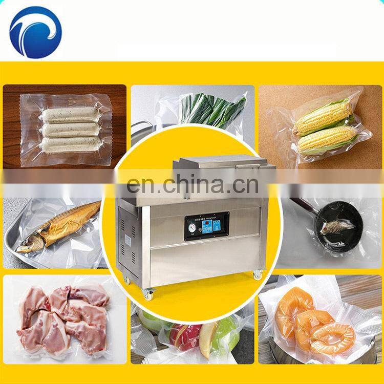 Double chamber vacuum packing machine for meat,beef,sea food,tofu,mushroom,peanut,rice,chicken