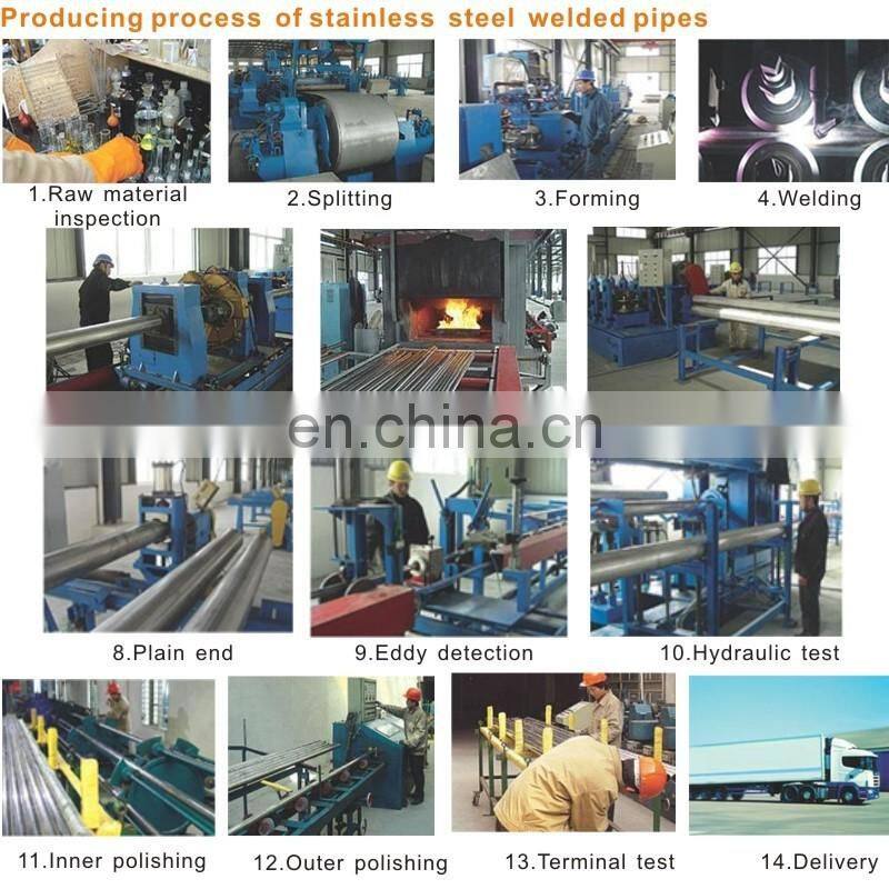 SS316l stainless steel erw pipe
