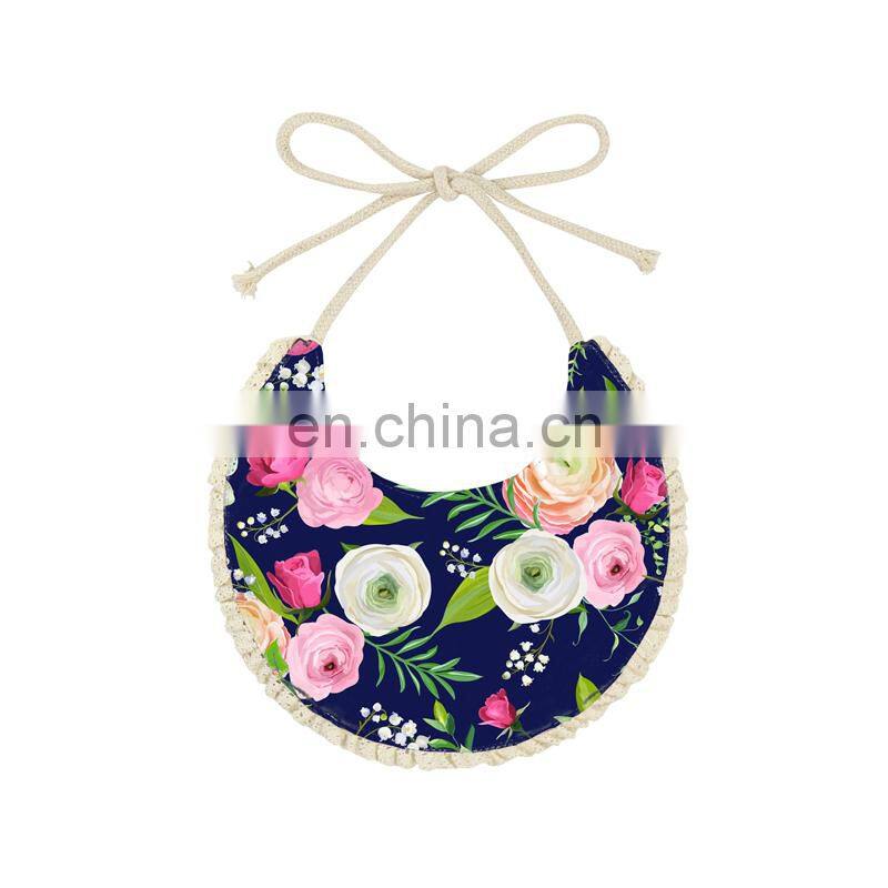 High Quality Cactus Printed Stripe Baby Bib For Feeding Multiple Pattern Comfortable