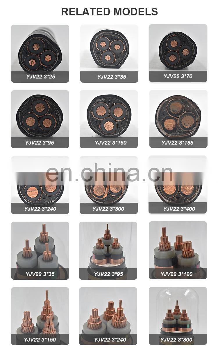 Wholesale waterproof 3 core wire cable power electric