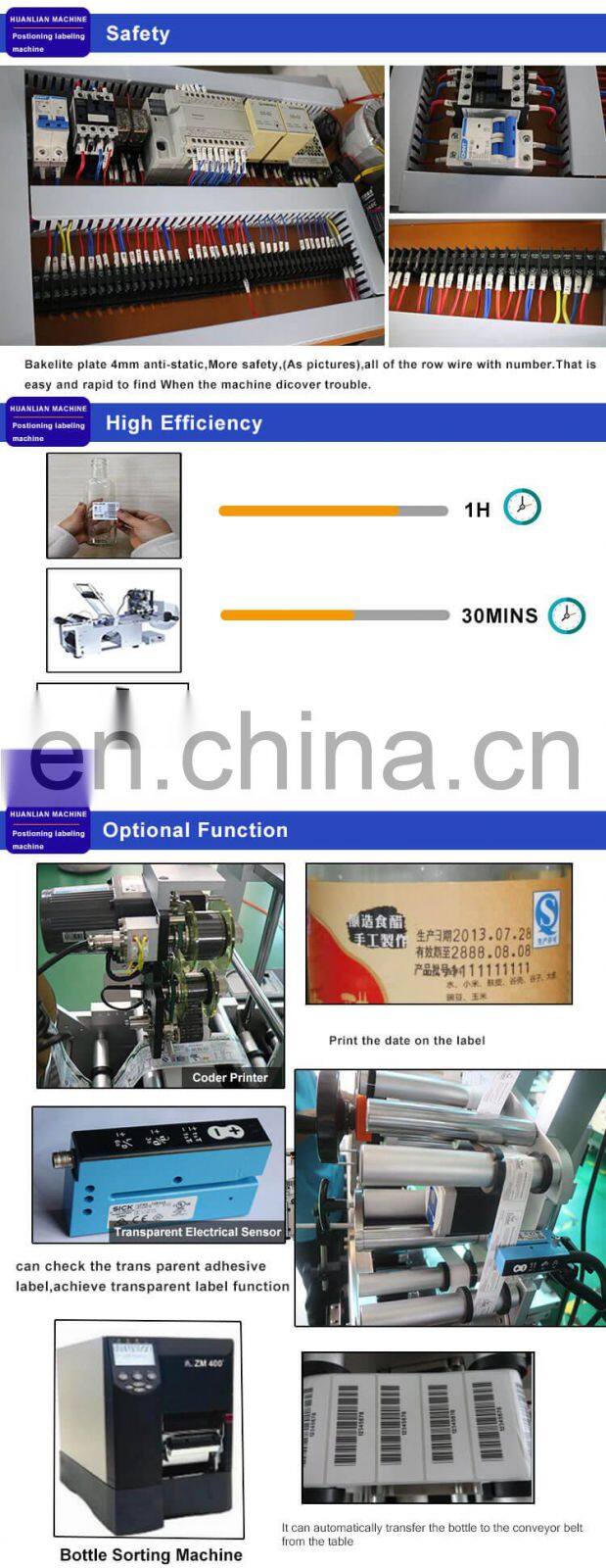 New HL-T-401 Automatic Wrap Around Can Labeling Machine