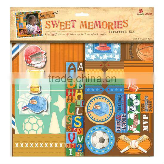 DIY Craft Set Sweet Memories Spring Flower Scrapbook Kit