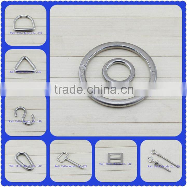 Stainless Steel 316/304 Welded D Ring
