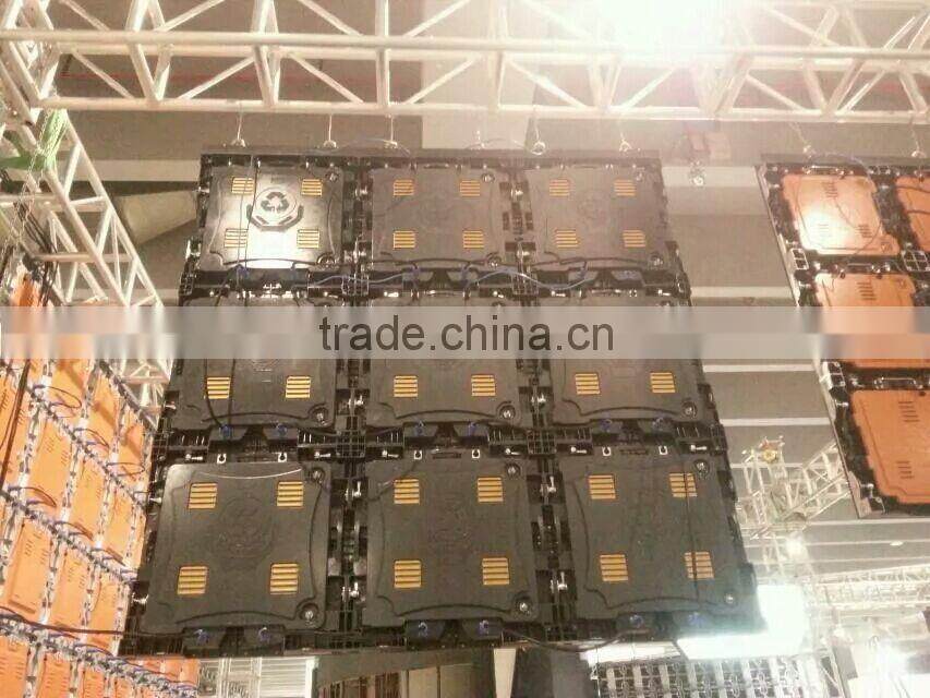 Ali trade assurance high definition 576*576*75mm electronic advertising p6 outdoor rental led display screen