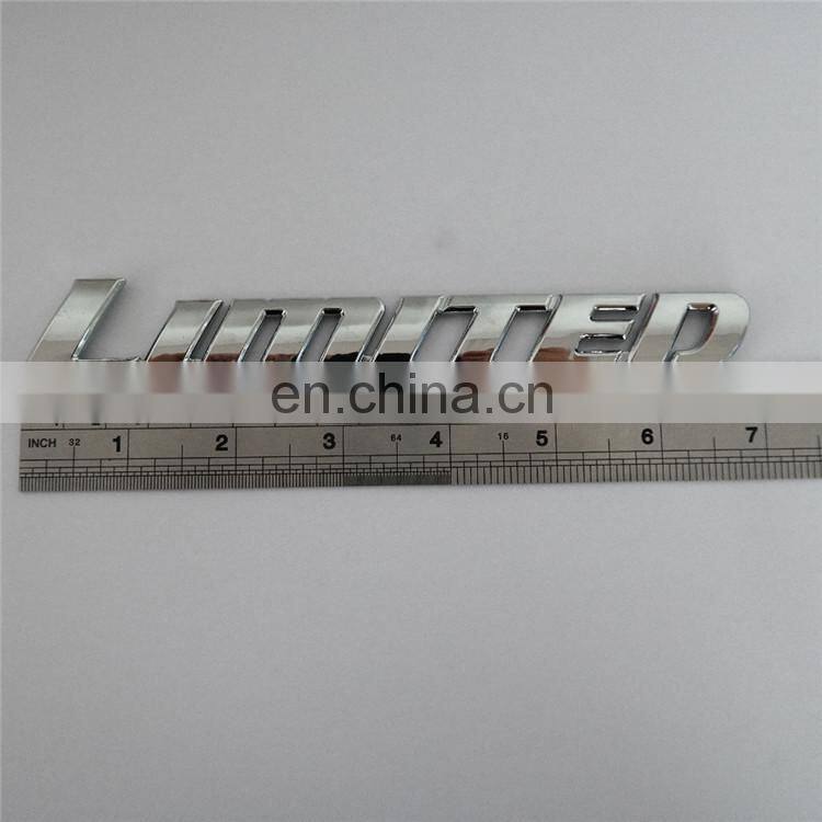 Custom ABS Plastic Chrome Label Car Logo Badge Emblem Sticker For Toyota