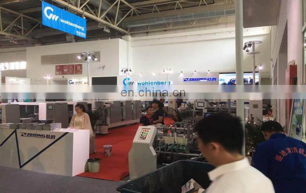 Automatic folder gluer machine for different paper boxes making folding