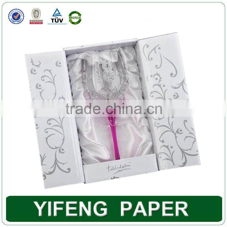 Cheap packing box of royal style wine packaging box