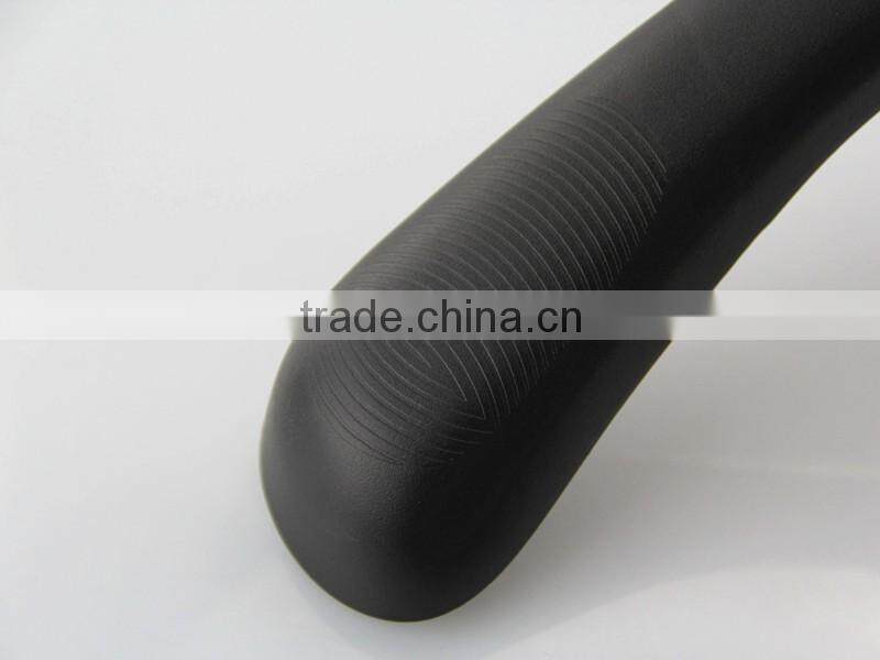 IMY-465 black thick plastic hanger for fur coat