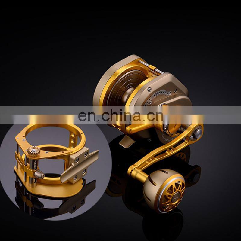 13+2 Stainless Steel Bearings 30kg Big Drag Drum Full Metal Fancy Jigging Trolling Boat fishing jig reels