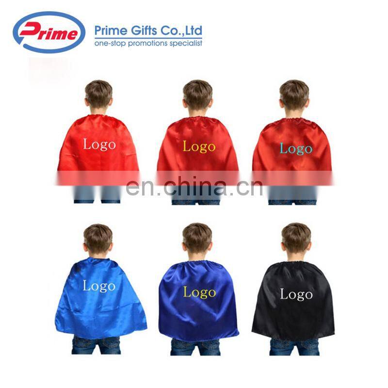 Wholesale Satin Children Superhero Cape with Your Logo