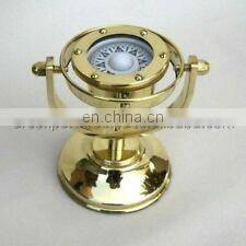 vintage brass compass