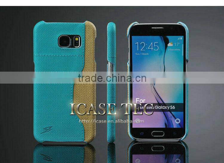 2015 Wholesale Mobile Phone Leather Case for Samsung Galaxy S6