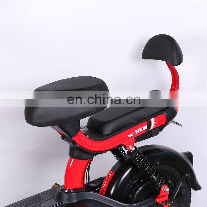 cheap Chinese factory price adult fashion new design electric bicycle 48v12ah electric scooter with pedal