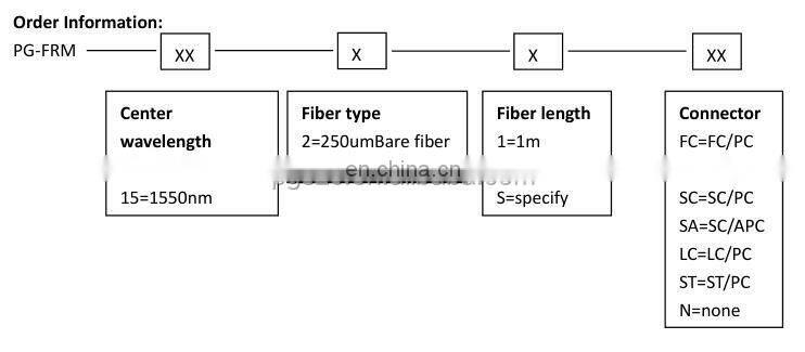 Faraday Rotator Mirror with Fiber Optic Pigtail