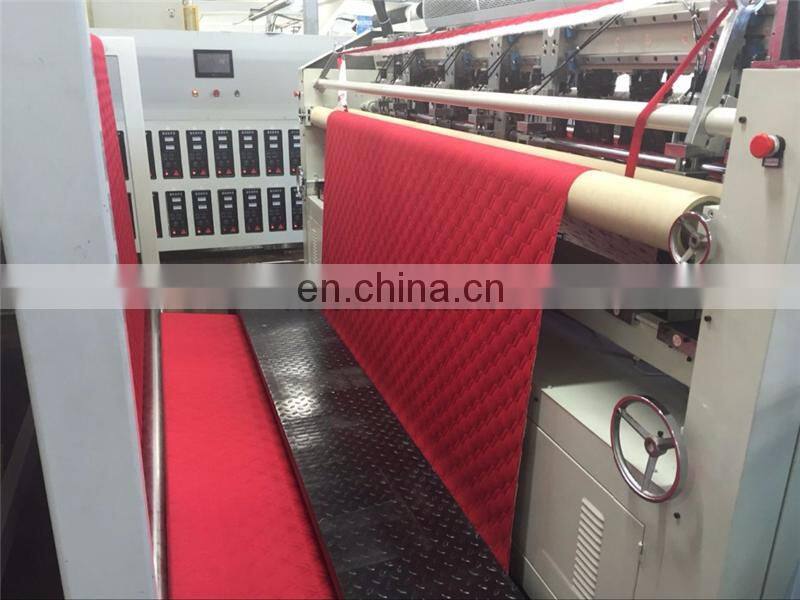 UT1800S non woven fabrics Bed Sheet Four-Piece Suit Automatic ultrasonic quilt making machine with vertical cutte