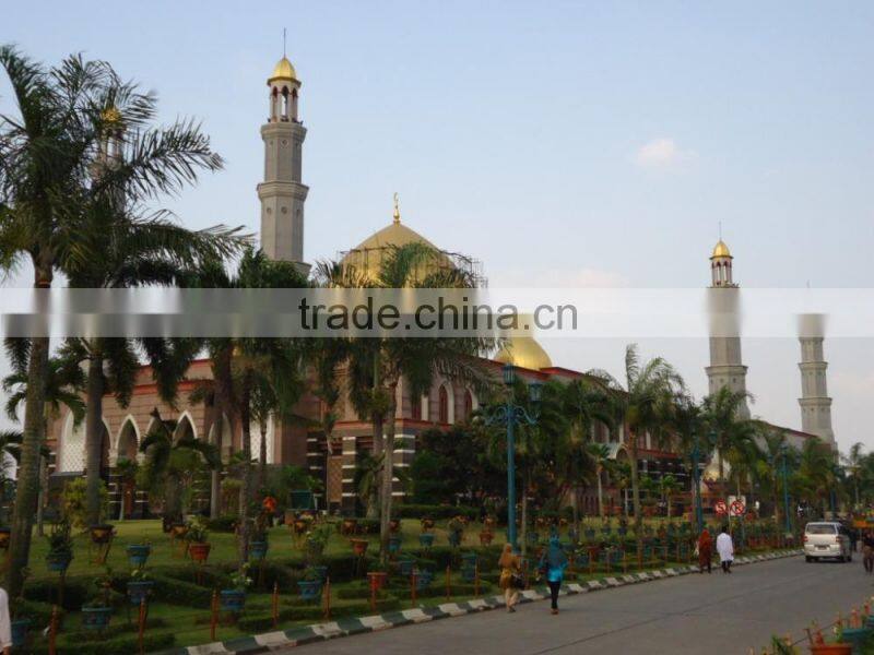 National characteristics good quality steel structure mosque dome