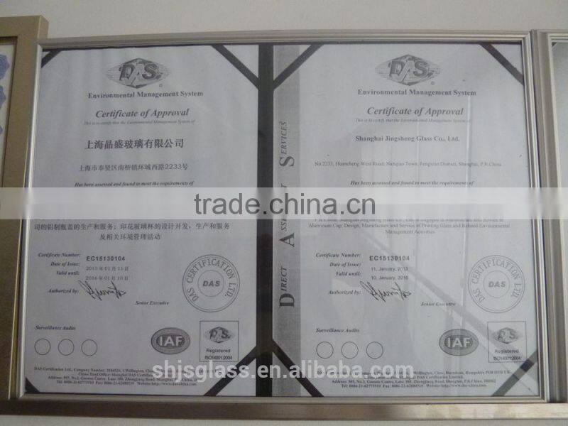 design glass cup with high quality