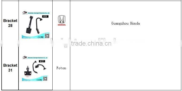 2.7 inch Auto-dimming Rearview mirror monitor car DVR with waterproof camera