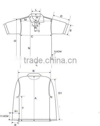 2015 polo shirt for middle-aged men / wholesale fitness clothing was made in China
