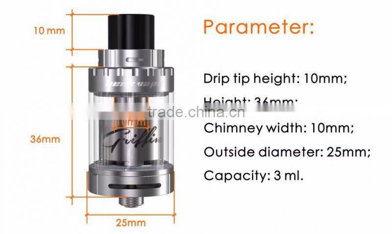 newest coming Geekvape griffin 25 Mini RTA Atomizer